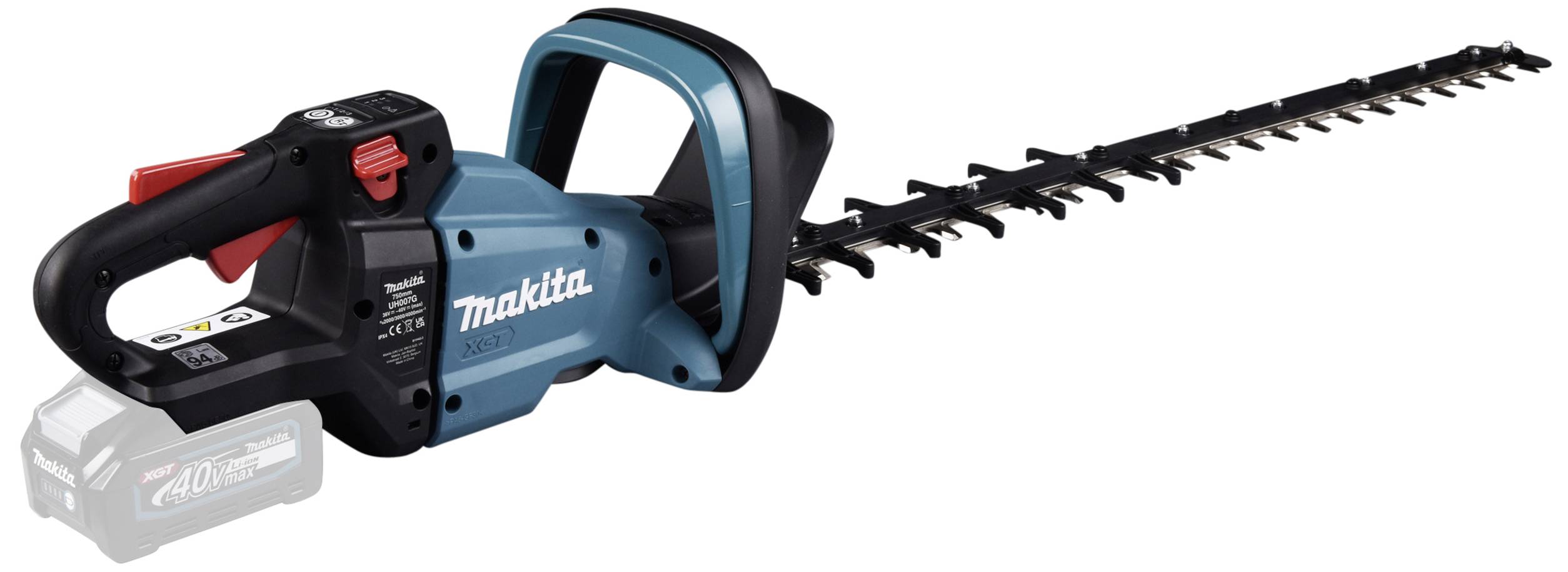 Makita UH007GZ Akku Heckenschere 40 V Li-Ion 750 mm