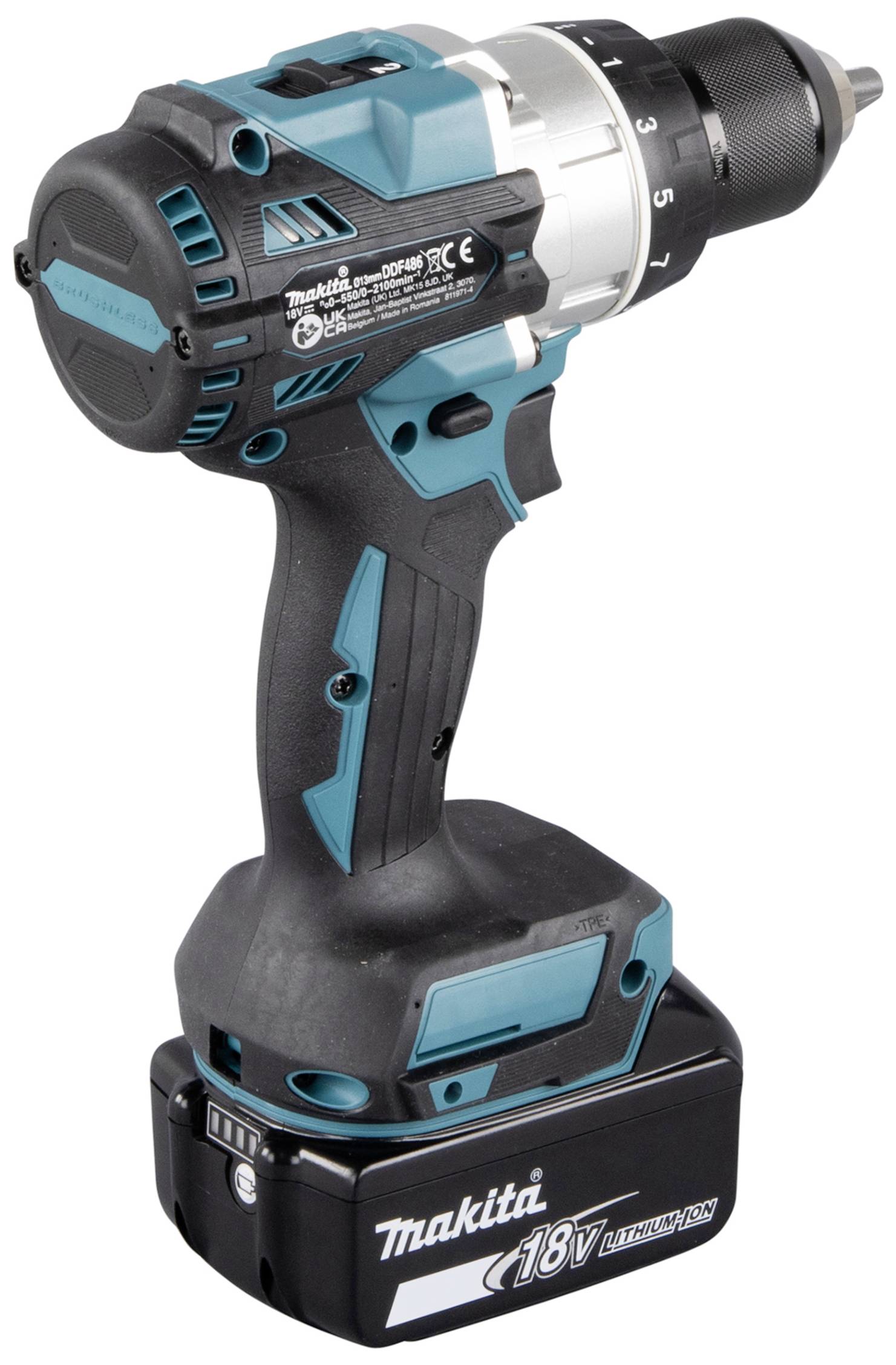 Makita DDF486RTJ Akku-Bohrschrauber 18 V Li-Ion bürstenlos