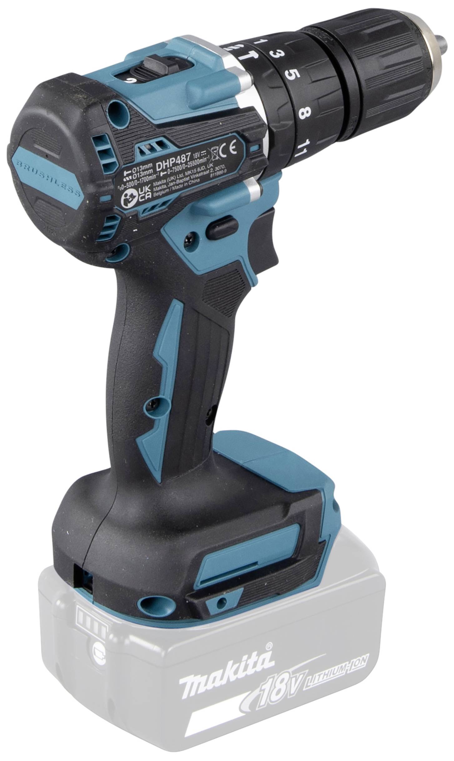 Makita DHP487Z -Akku-Schlagbohrschrauber bürstenlos, ohne Akku, ohne Ladegerät