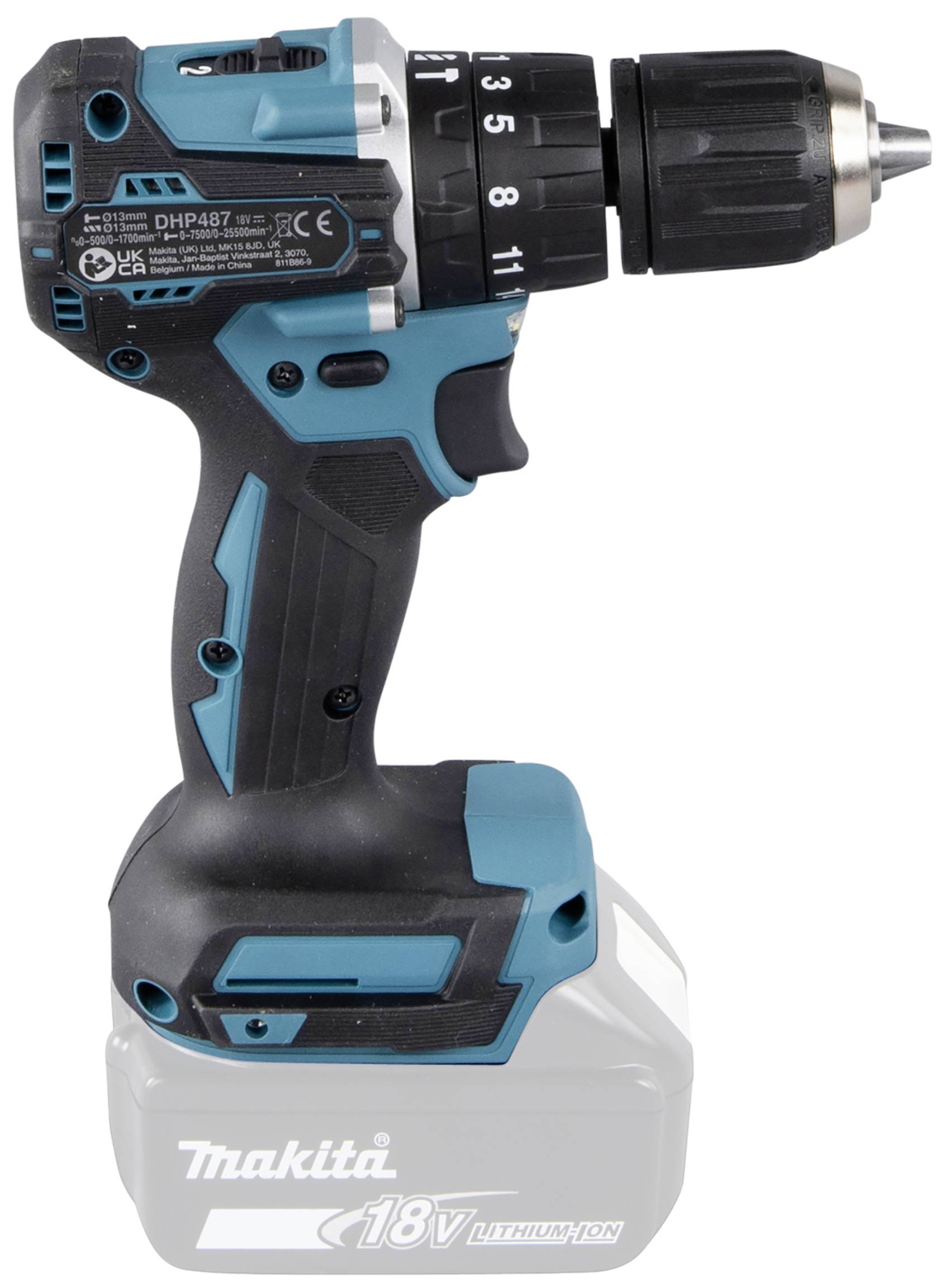 Makita DHP487Z -Akku-Schlagbohrschrauber bürstenlos, ohne Akku, ohne Ladegerät