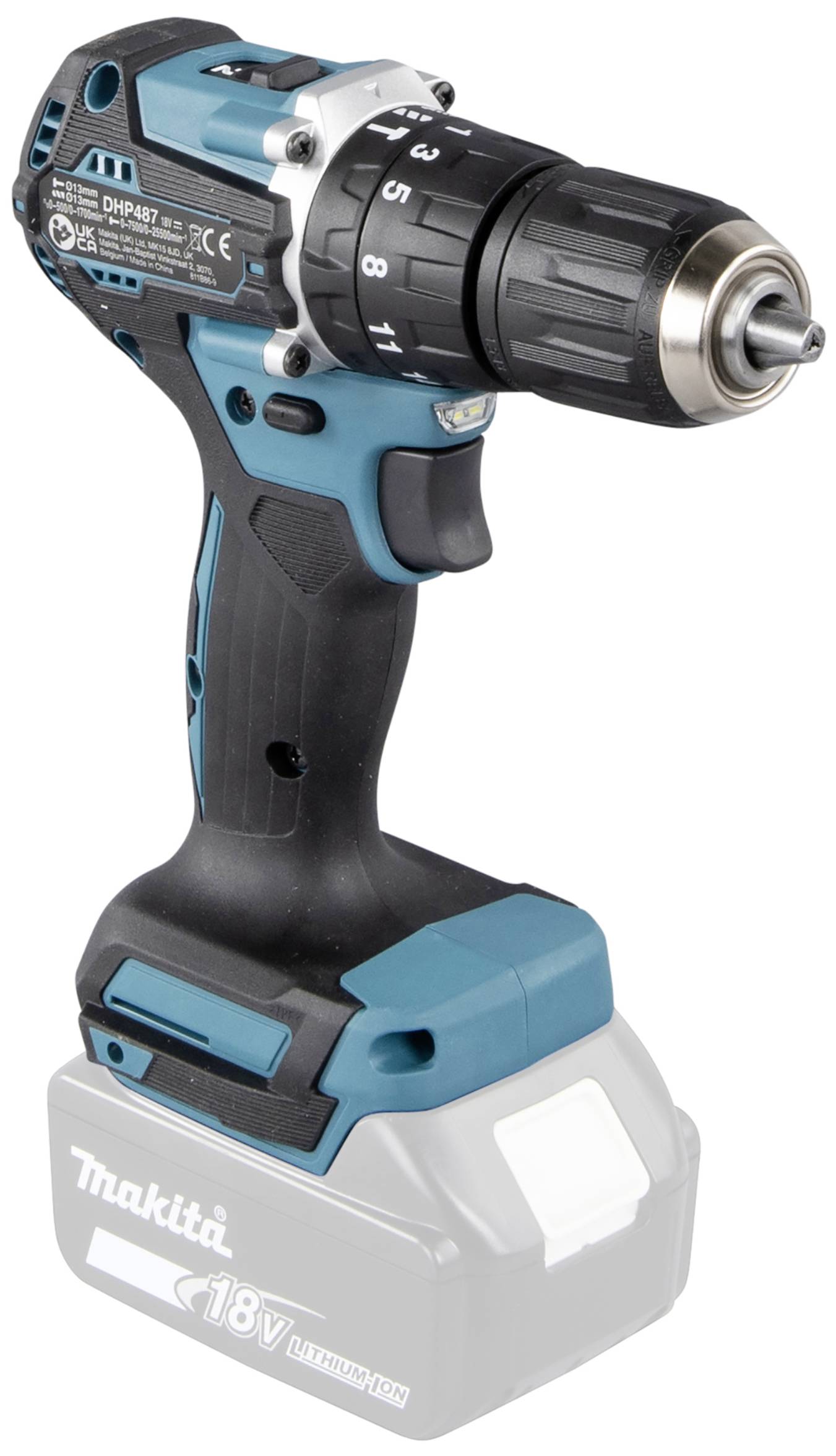 Makita DHP487Z -Akku-Schlagbohrschrauber bürstenlos, ohne Akku, ohne Ladegerät