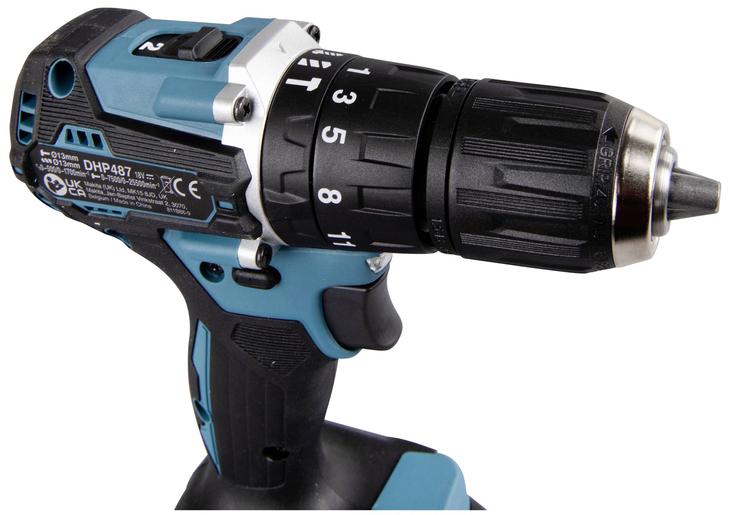 Makita DHP487Z -Akku-Schlagbohrschrauber bürstenlos, ohne Akku, ohne Ladegerät