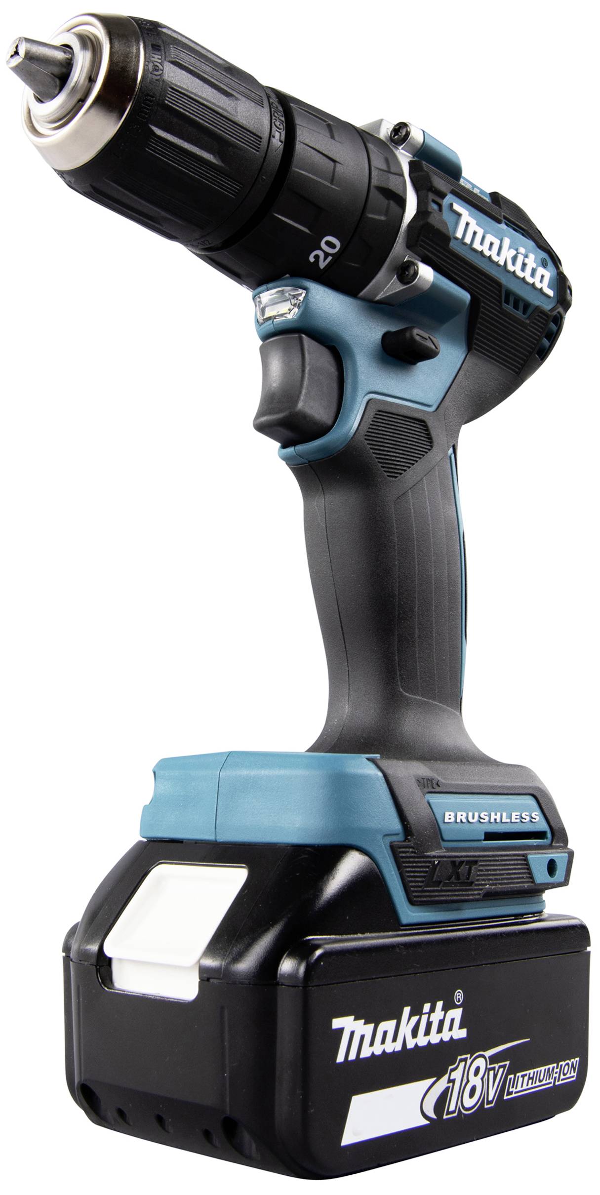 Makita DHP487RAJ -Akku-Schlagbohrschrauber bürstenlos, inkl. 2. Akku, inkl. Ladegerät, inkl. Koffer