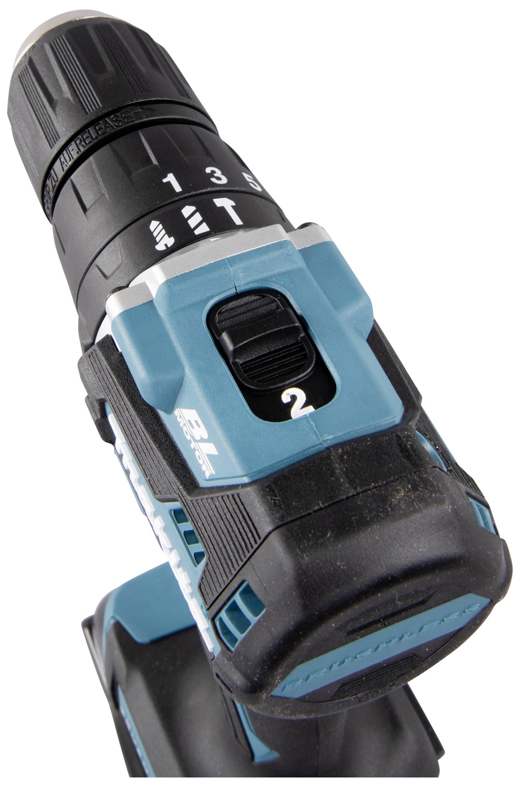 Makita DHP487RAJ -Akku-Schlagbohrschrauber bürstenlos, inkl. 2. Akku, inkl. Ladegerät, inkl. Koffer