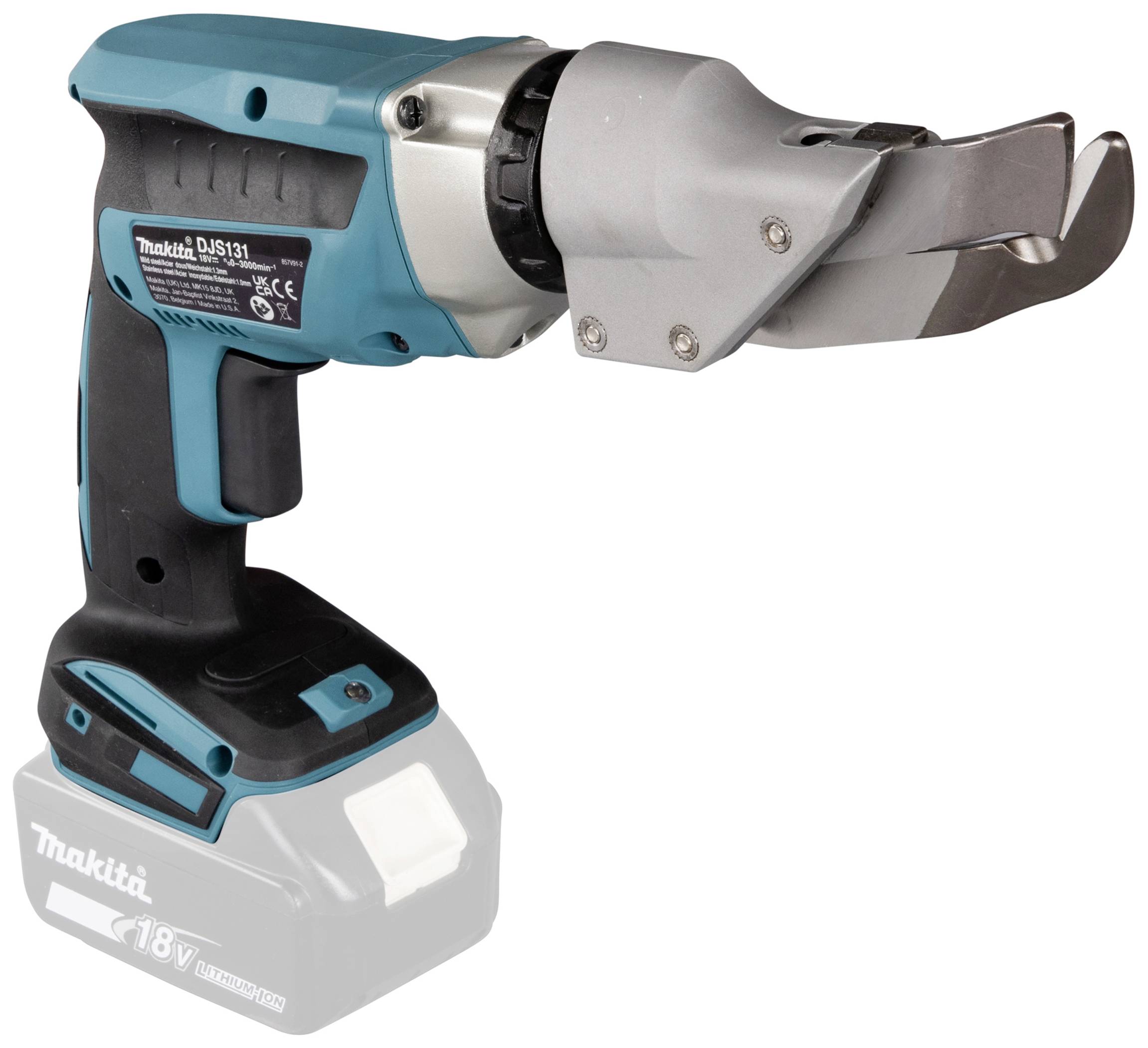 Makita Akku-Kurvenschere DJS131Z bürstenlos, ohne Akku, ohne Ladegerät