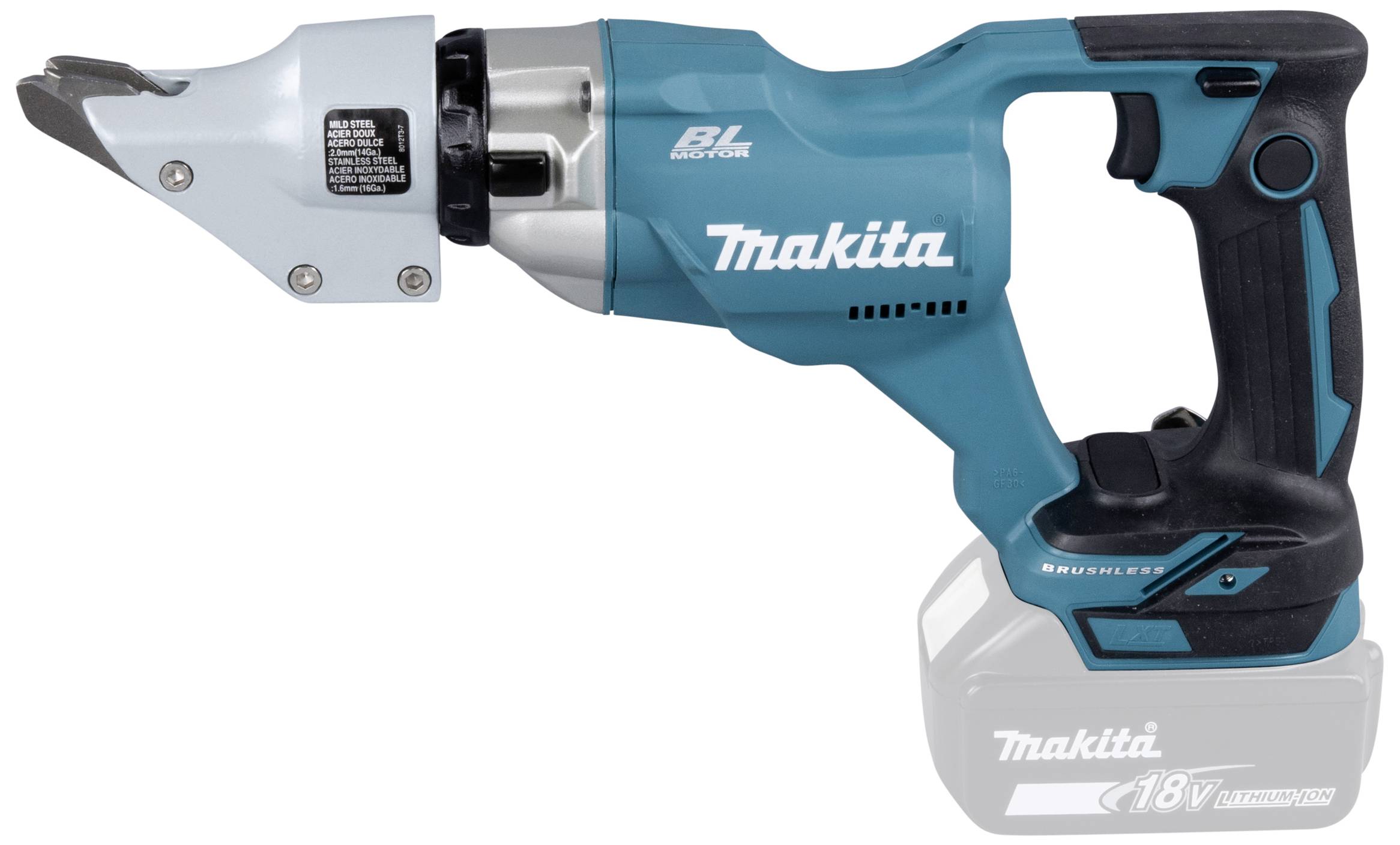 Makita Akku-Blechschere DJS200Z bürstenlos, ohne Akku, ohne Ladegerät