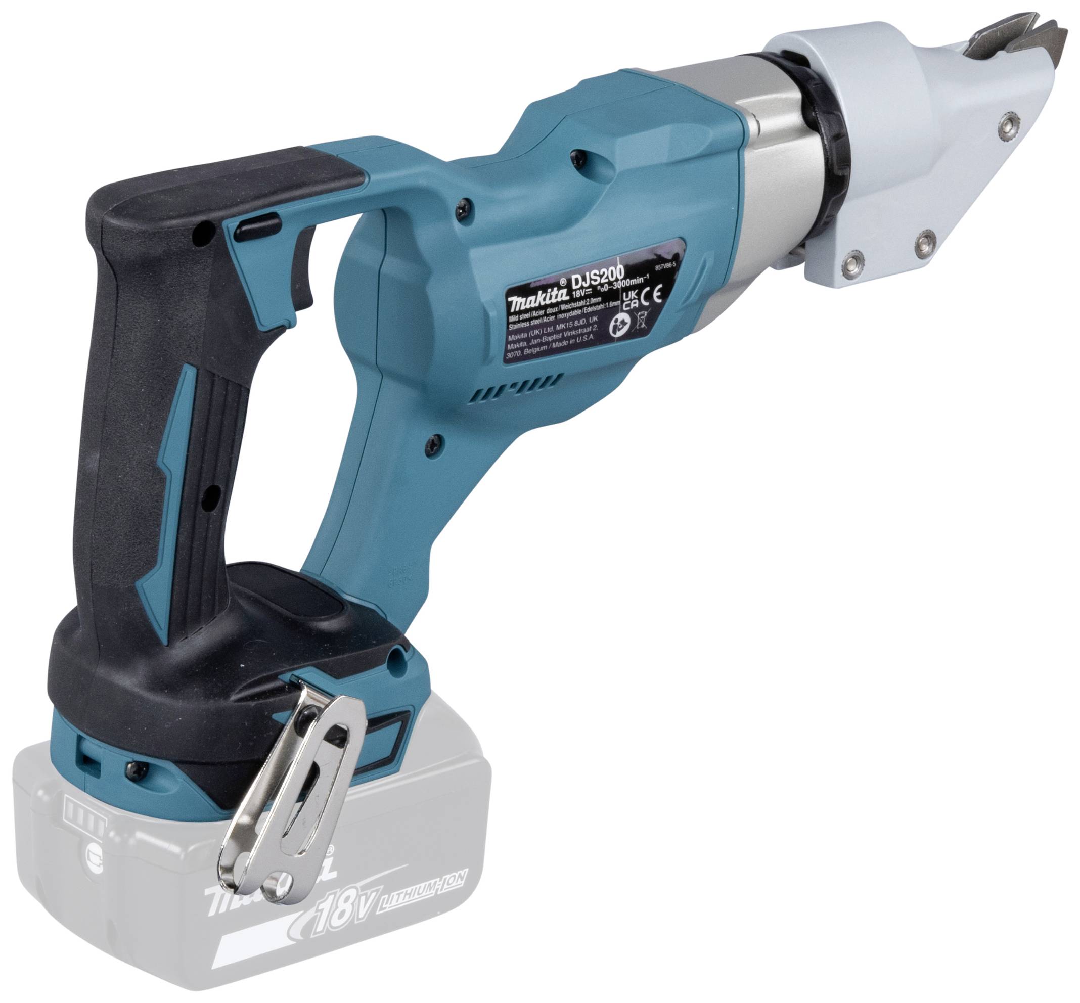 Makita Akku-Blechschere DJS200Z bürstenlos, ohne Akku, ohne Ladegerät