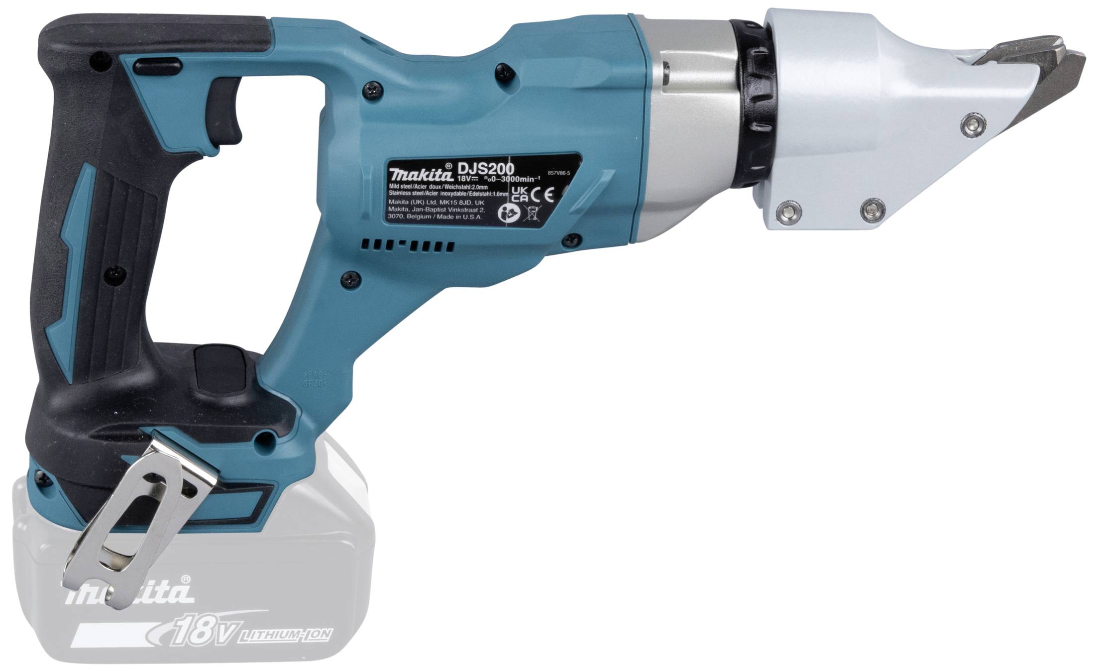 Makita Akku-Blechschere DJS200Z bürstenlos, ohne Akku, ohne Ladegerät