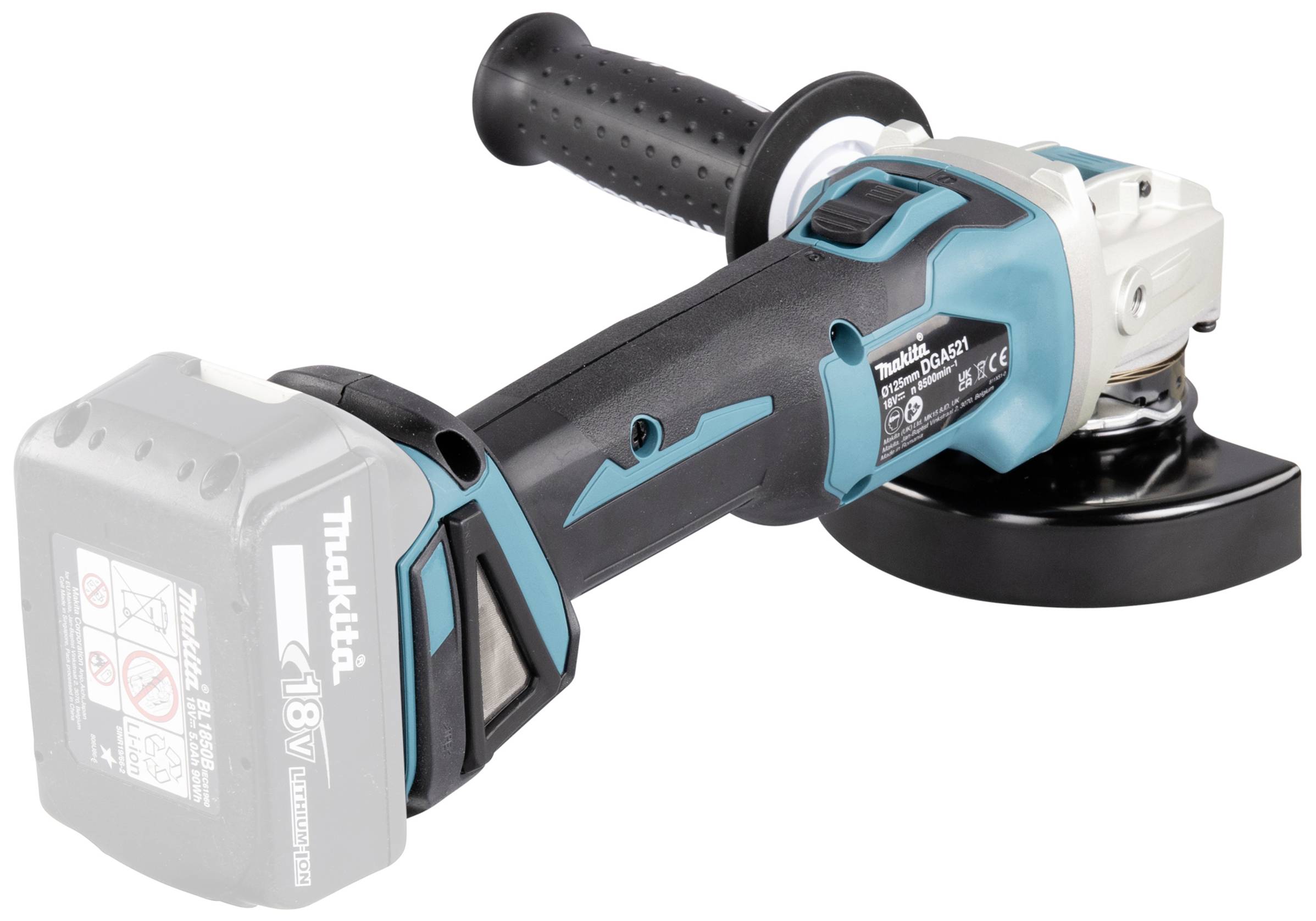 Makita DGA521ZX1 Akku-Winkelschleifer 125 mm bürstenlos 18 V