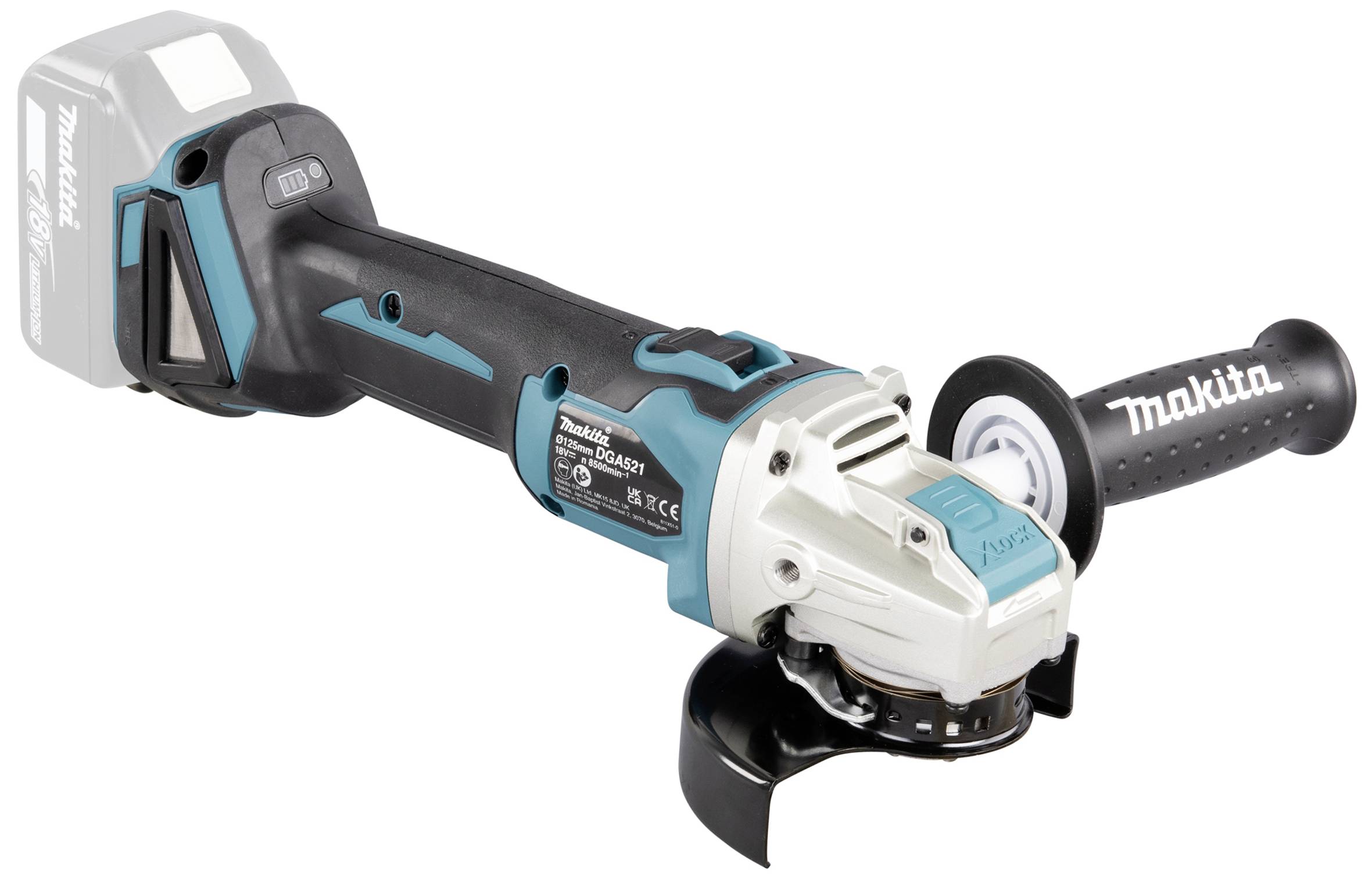 Makita DGA521ZX1 Akku-Winkelschleifer 125 mm bürstenlos 18 V