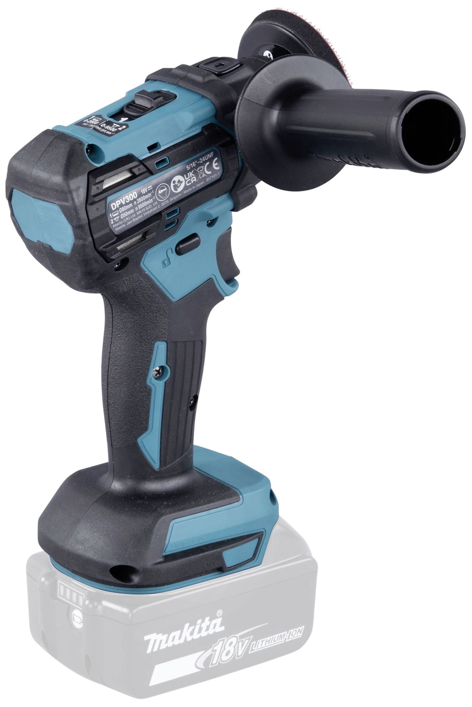 Makita DPV300Z Schleif- und Poliergerät bürstenlos 18 V