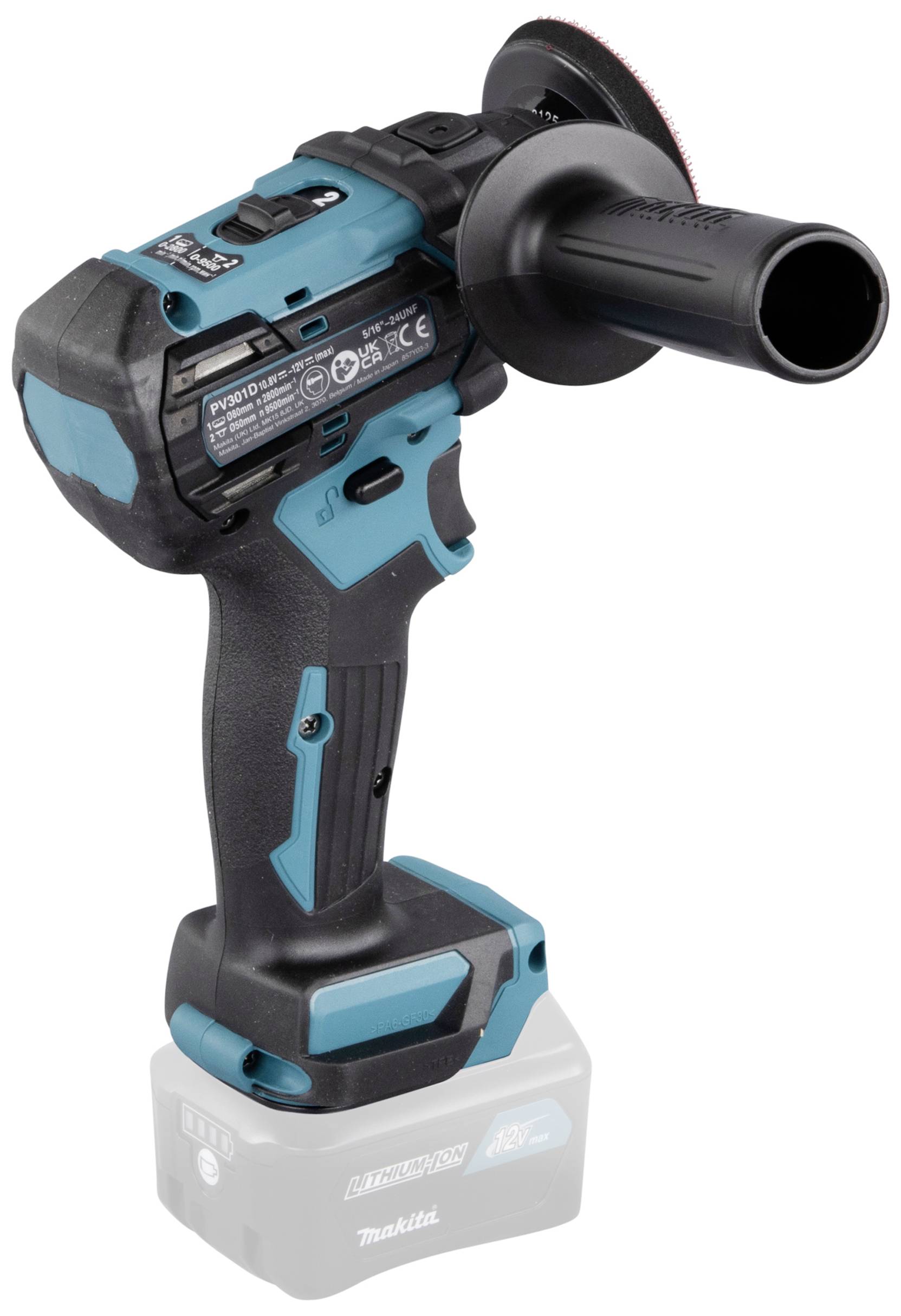 Makita PV301DZ Schleif- und Poliergerät bürstenlos 12 V