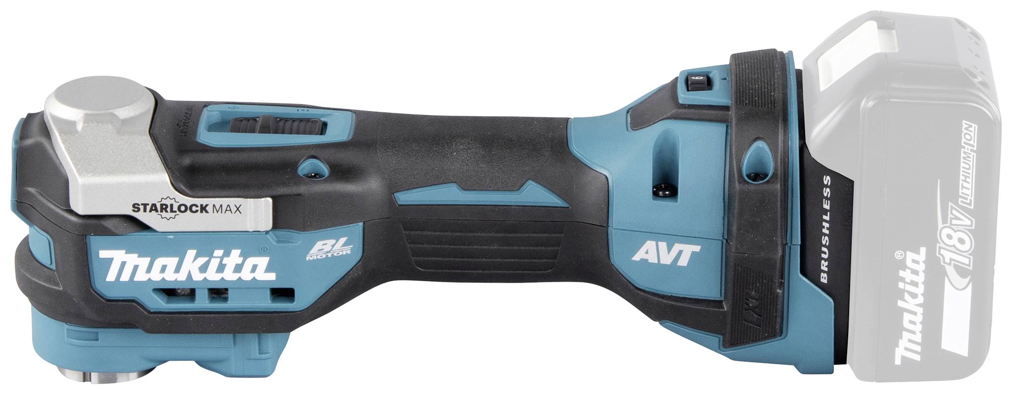 Makita DTM52Z Akku-Multifunktionswerkzeug bürstenlos, ohne Akku, ohne Ladegerät 18 V