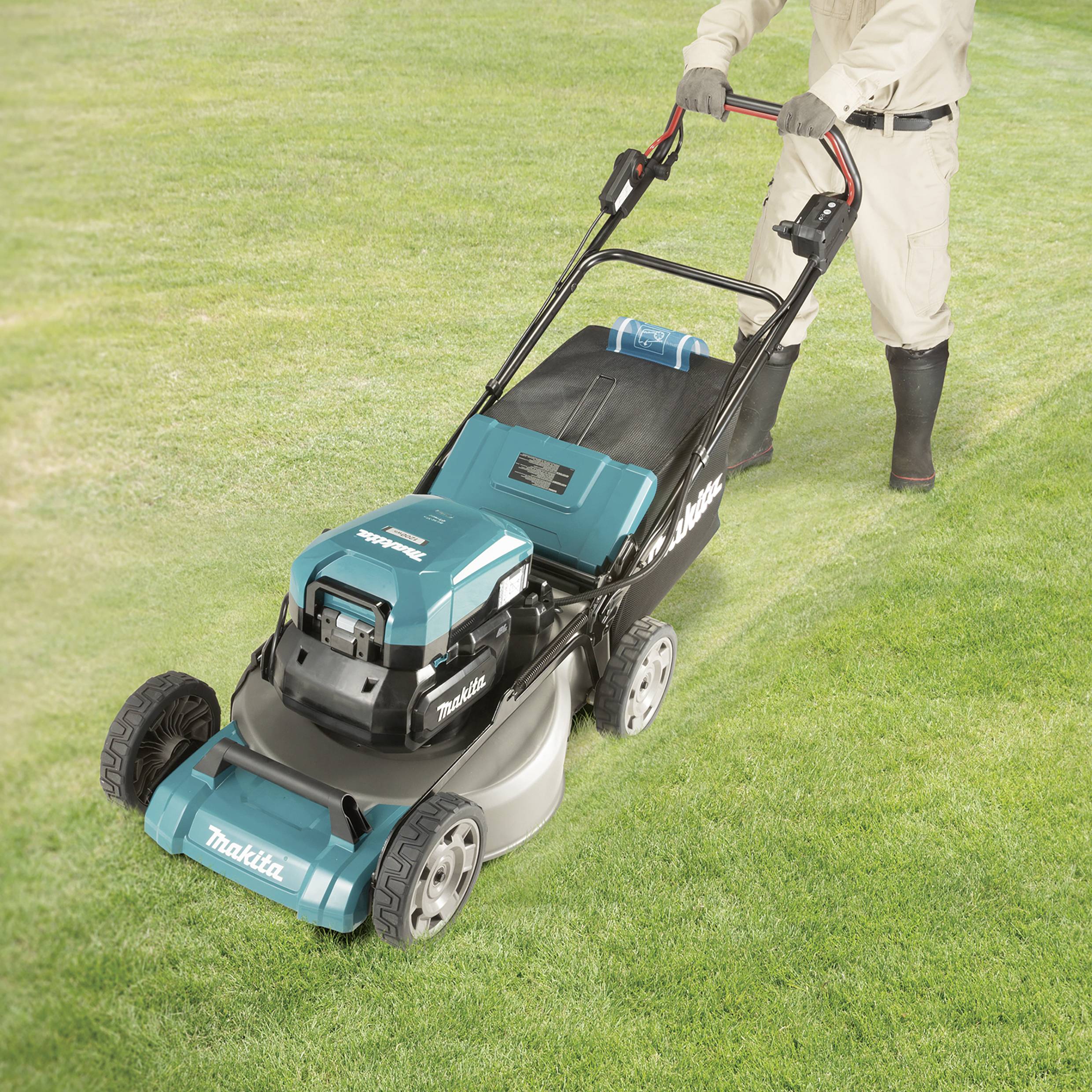 Makita LM001CZ Akku Rasenmäher mit Schnitthöhenverstellung Schnittbreite (max.) 53 cm