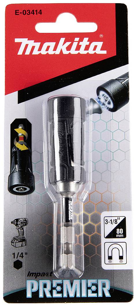 Makita E-03414 Torsion Bit-Halter Ultra Mag 79mm 1/4"