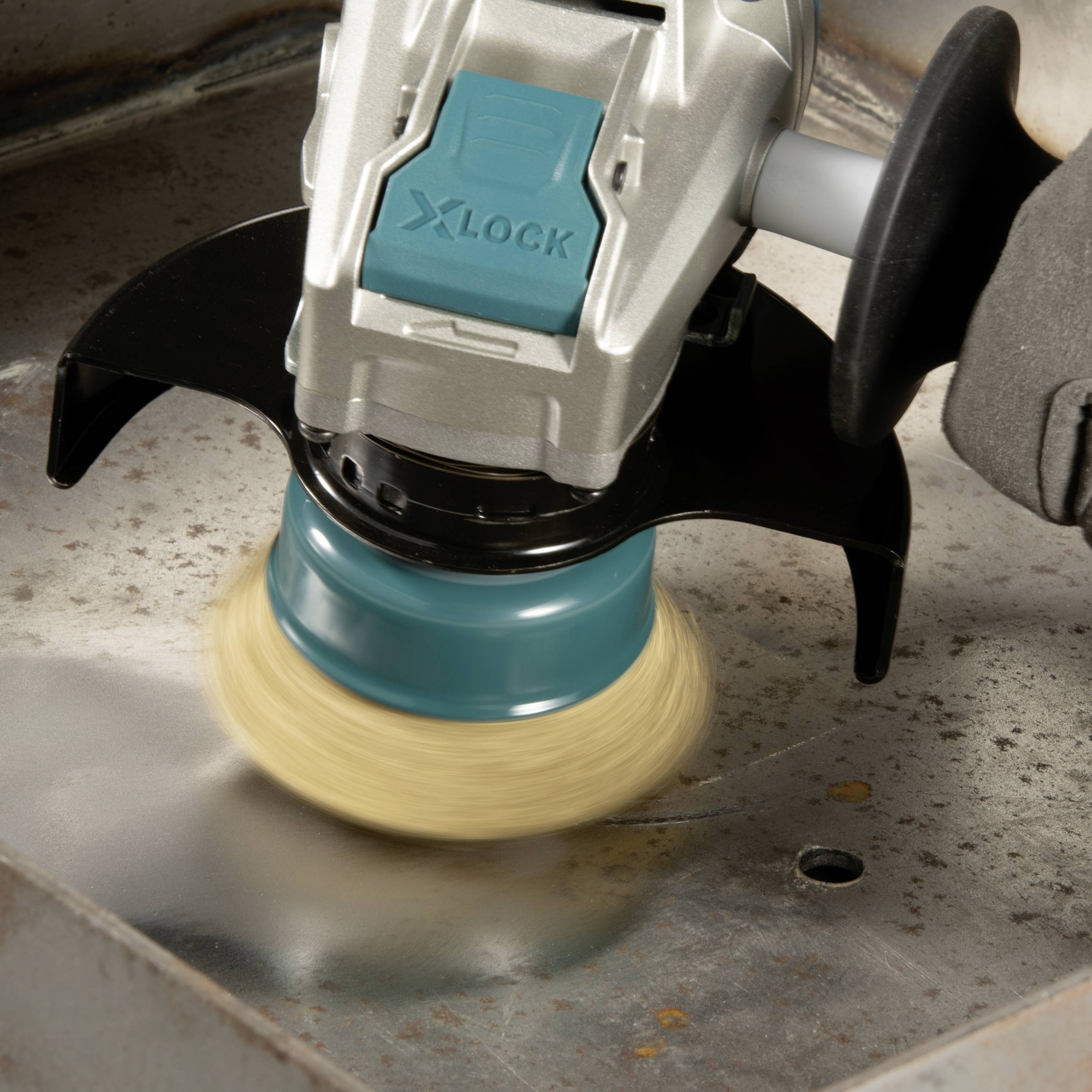 Makita Topfbürste 75mm Messing X-Lock D-73433 1St.