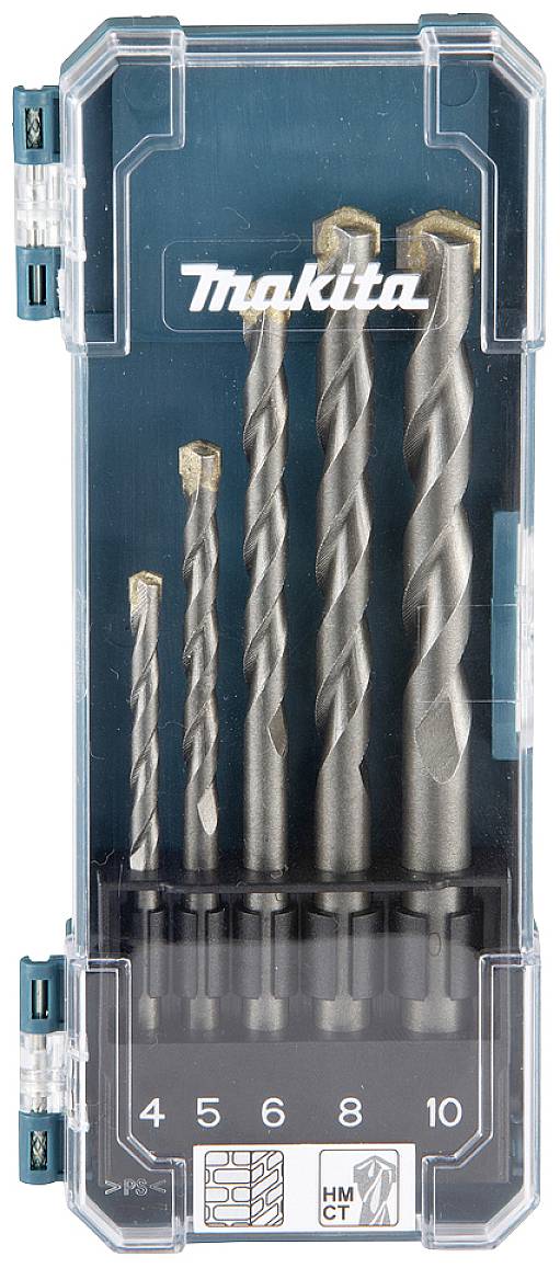 Makita D-72877 Stein-Spiralbohrer-Set 1St.