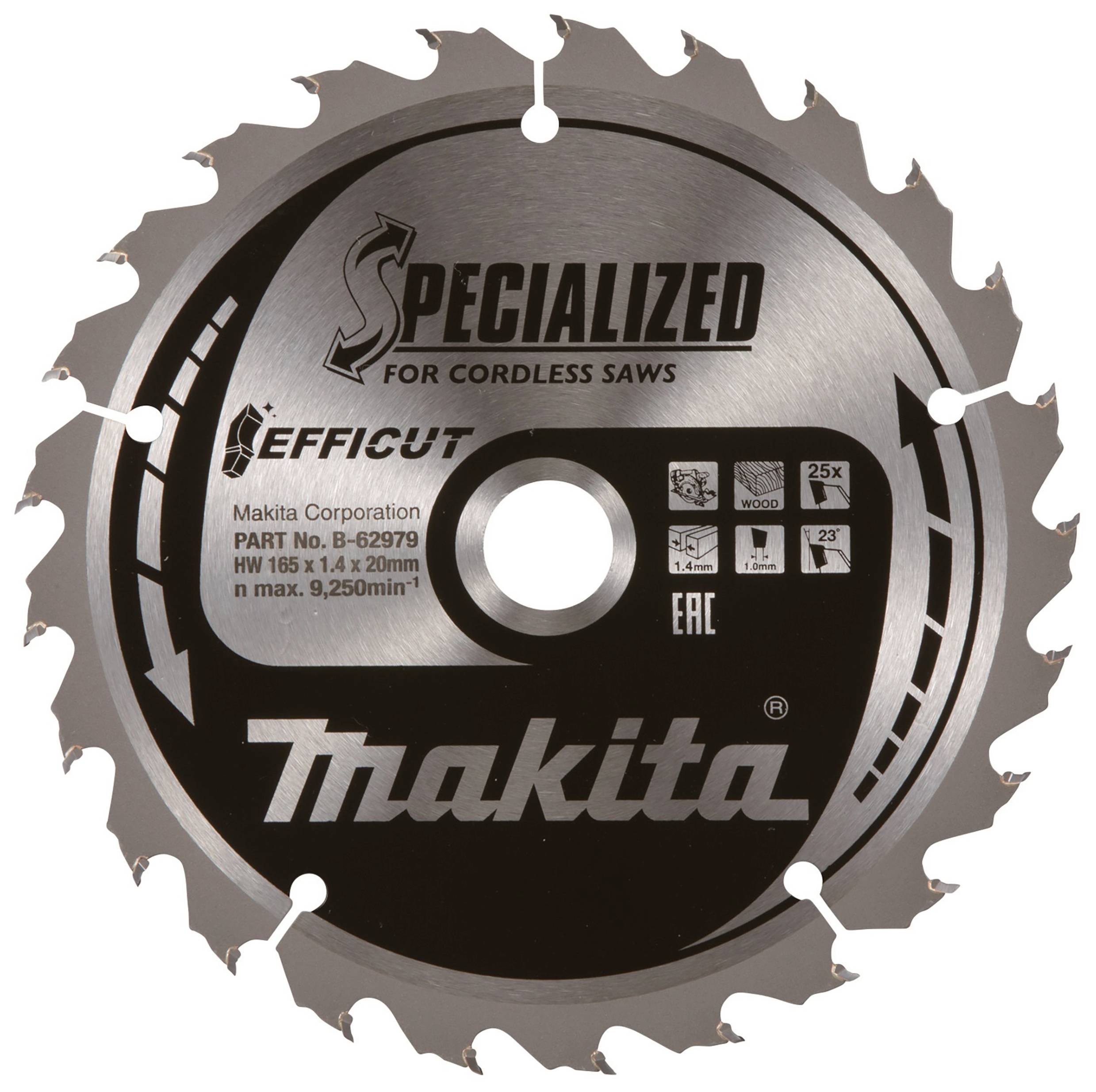 Makita E-08682 Kreissägeblatt 185 x 30 x 1.45 mm Zähneanzahl: 24 1 St.