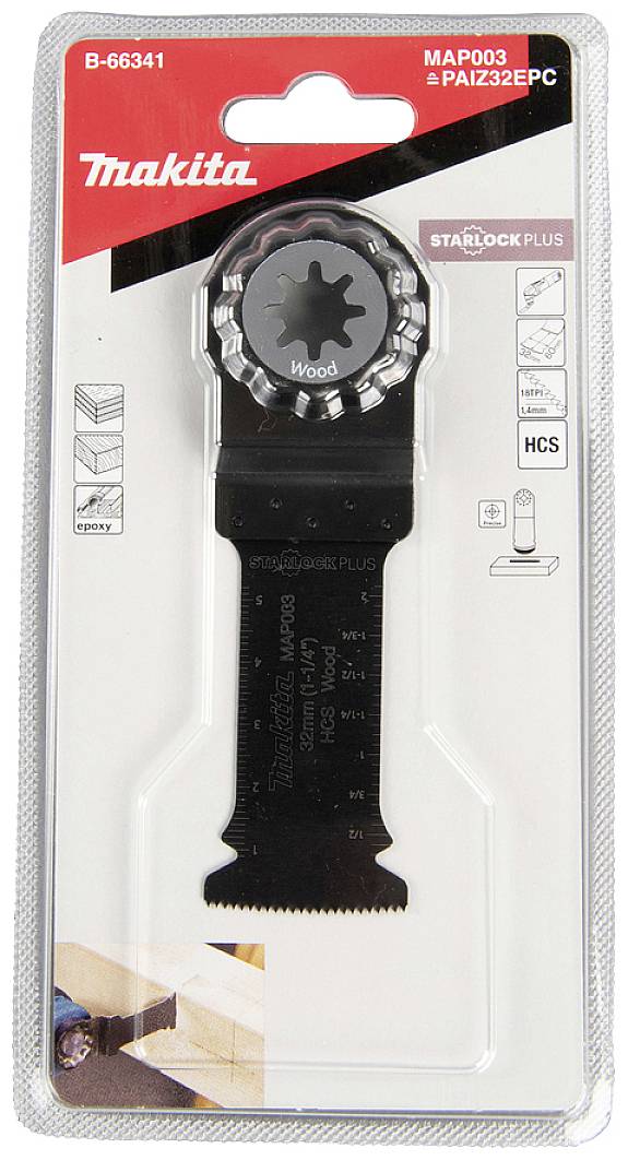 Makita B-66341 HCS Tauchsägeblatt 32 mm 1 St.