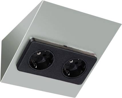 EVN 092250 Steckdosenleiste Edelstahl Schutzkontakt 1St.