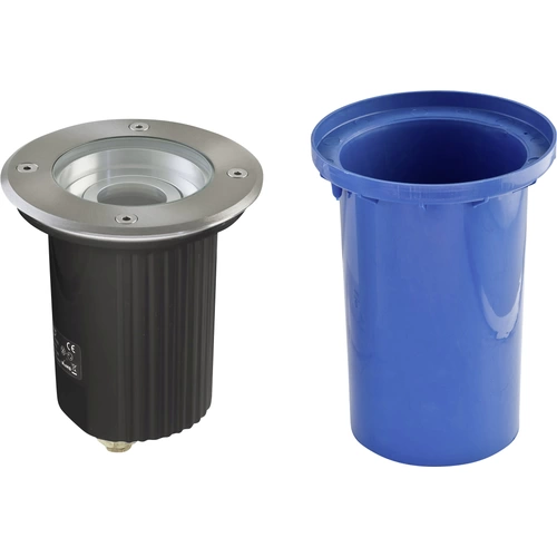 EVN 678235 Bodeneinbauleuchte GU10 Hochvolt-Halogenlampe Edelstahl EVN 678235 Bodeneinbauleuchte GU10 Hochvolt-Halogenlampe Edelstahl