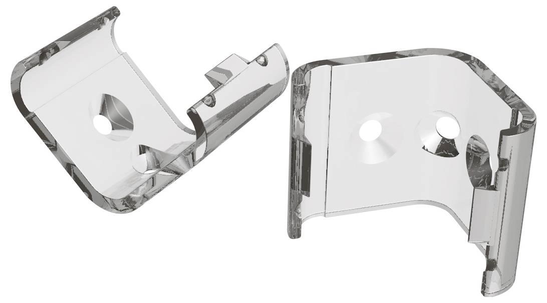 EVN APESCLIP Befestigungs-Set (L x B) 22.28mm x 22.28mm 1St.