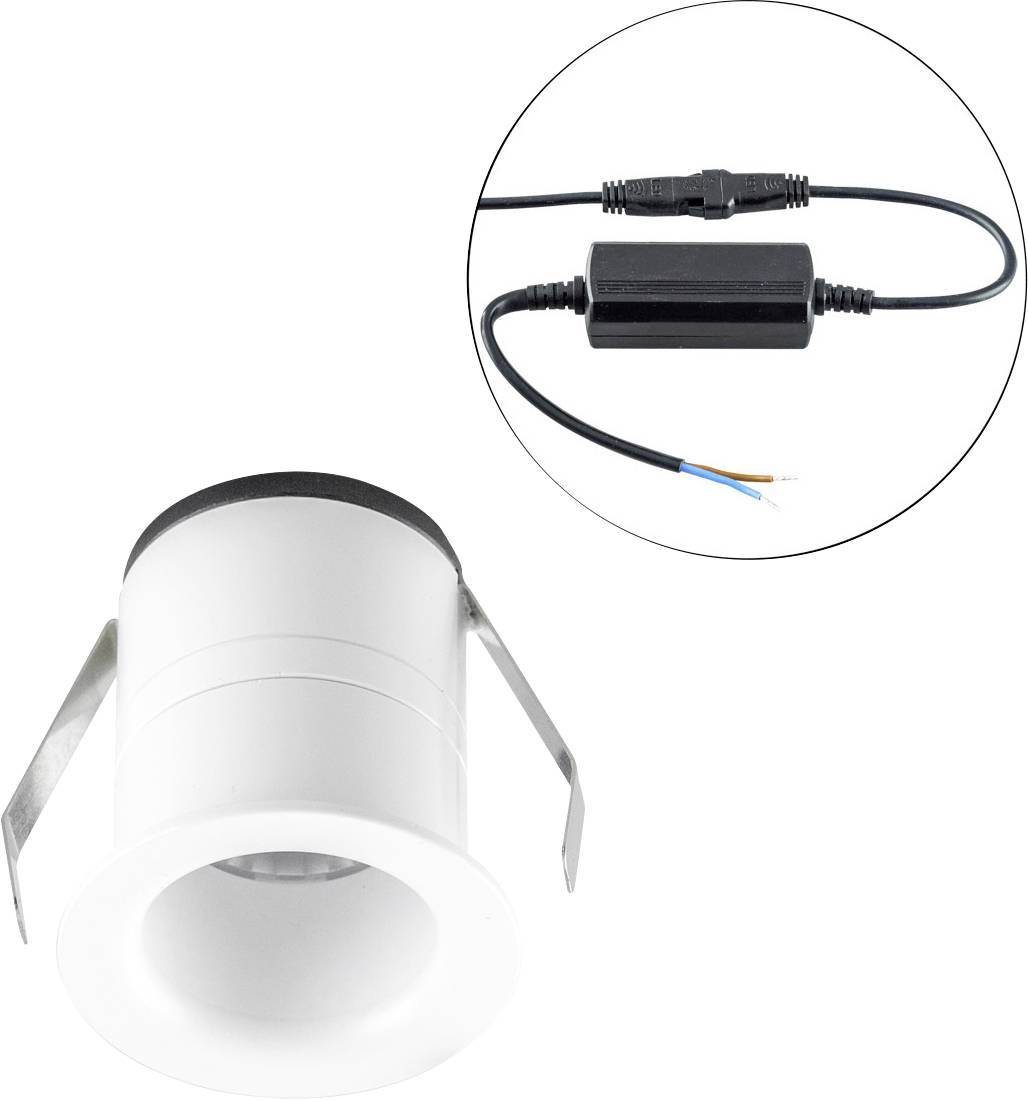 EVN C44050102 LED-Einbauleuchte LED LED fest eingebaut 5W Weiß