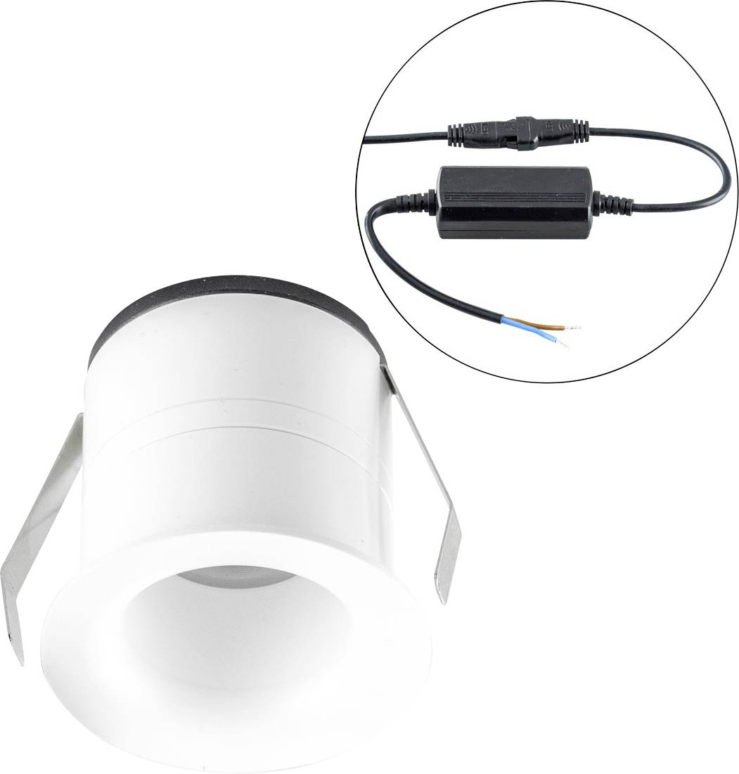 EVN C44070102 LED-Einbauleuchte LED LED fest eingebaut 7W Weiß