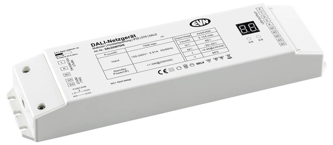 EVN DALD24075VS LED-Dimmer 244mm 64mm