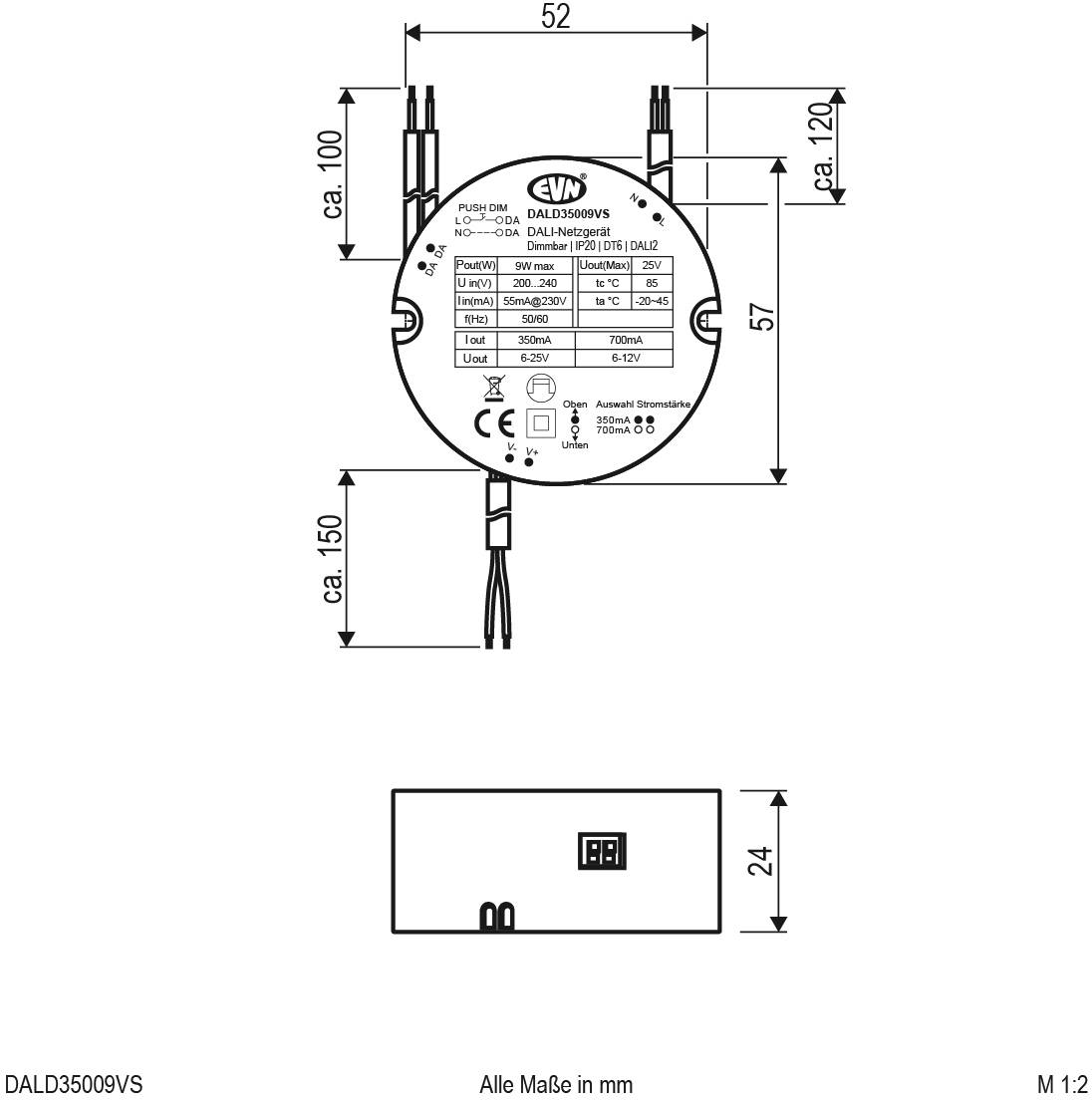 EVN DALD35009VS LED-Dimmer
