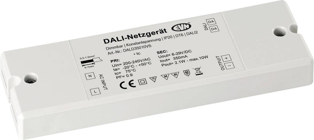 EVN DALD35010VS LED-Dimmer 145mm 47mm