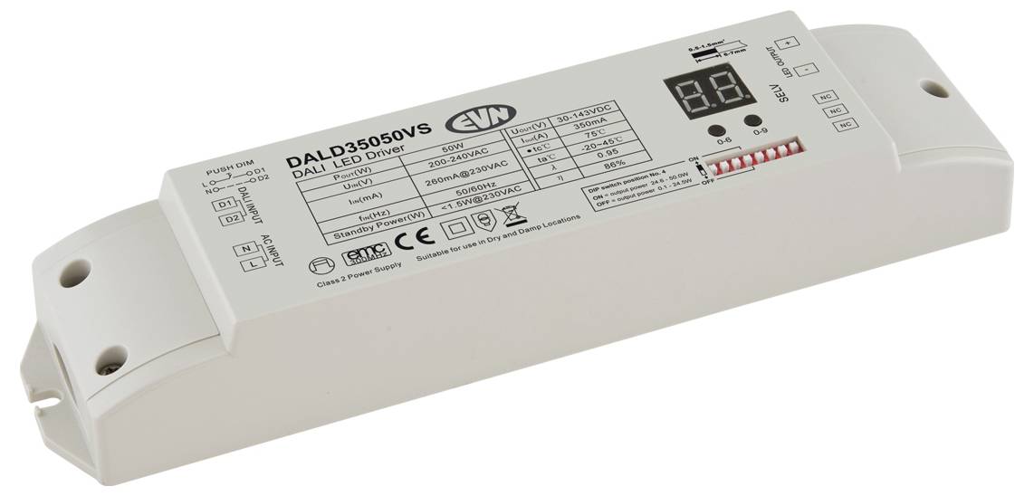 EVN DALD35050VS LED-Dimmer 210mm 50mm