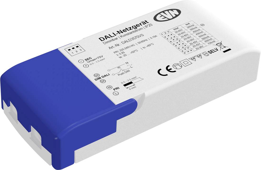 EVN DALD3570VS LED-Dimmer 119mm 52mm