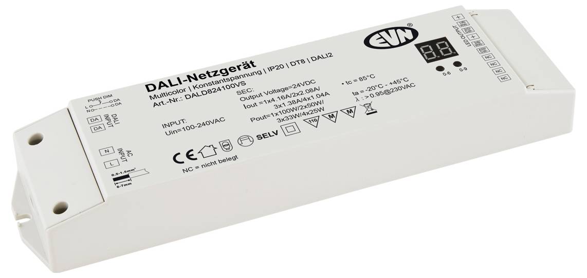 EVN DALD824100VS LED-Fernbedienung 244mm 64mm
