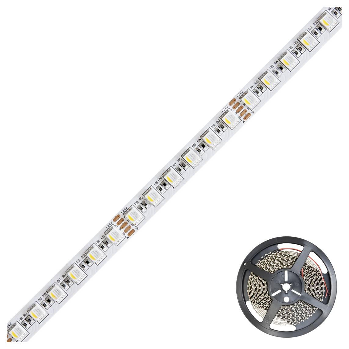 EVN IC2048420509902 LED-Streifen EEK: E (A - G) mit offenem Kabelende 48V 5m RGBW 1St.