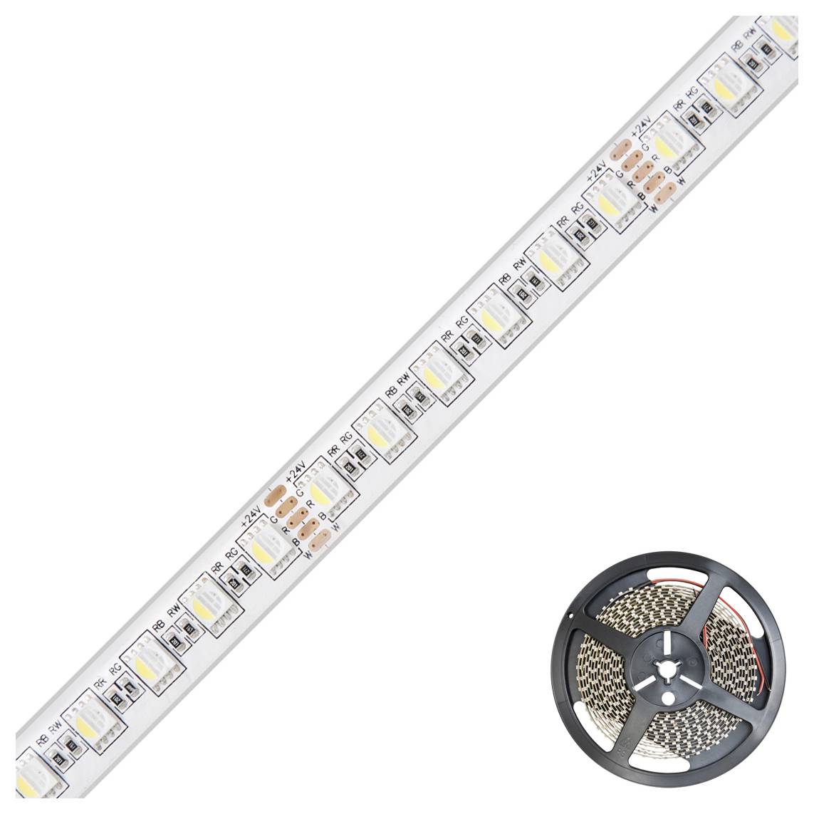 EVN IC6748420509902 LED-Streifen EEK: F (A - G) mit offenem Kabelende 48V 5m RGBW 1St.