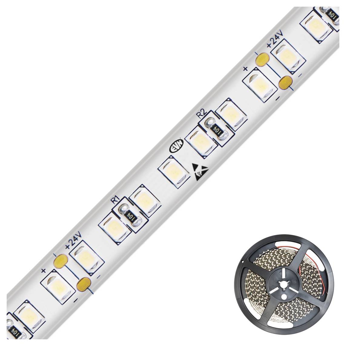 EVN IC6748652840 LED-Streifen EEK: F (A - G) mit offenem Kabelende 48V 5m Neutralweiß 1St.