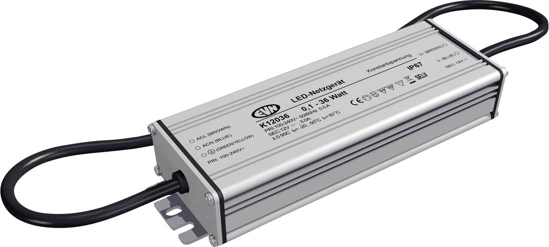 EVN K12036 LED-Trafo Konstantspannung 12 V/DC 1St.