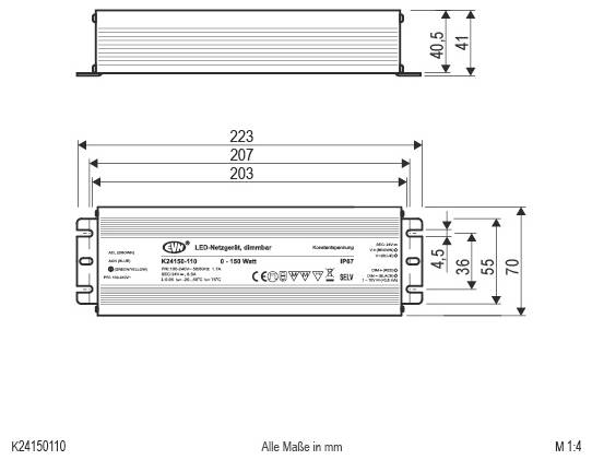 Weiße lineare Deckenleuchte mit eingelassenem LED-Kanal und Lamellen, dargestellt mit zwei kreisförmigen Nahaufnahmen, die die Diffusor- und interne Reflektorstruktur hervorheben.
