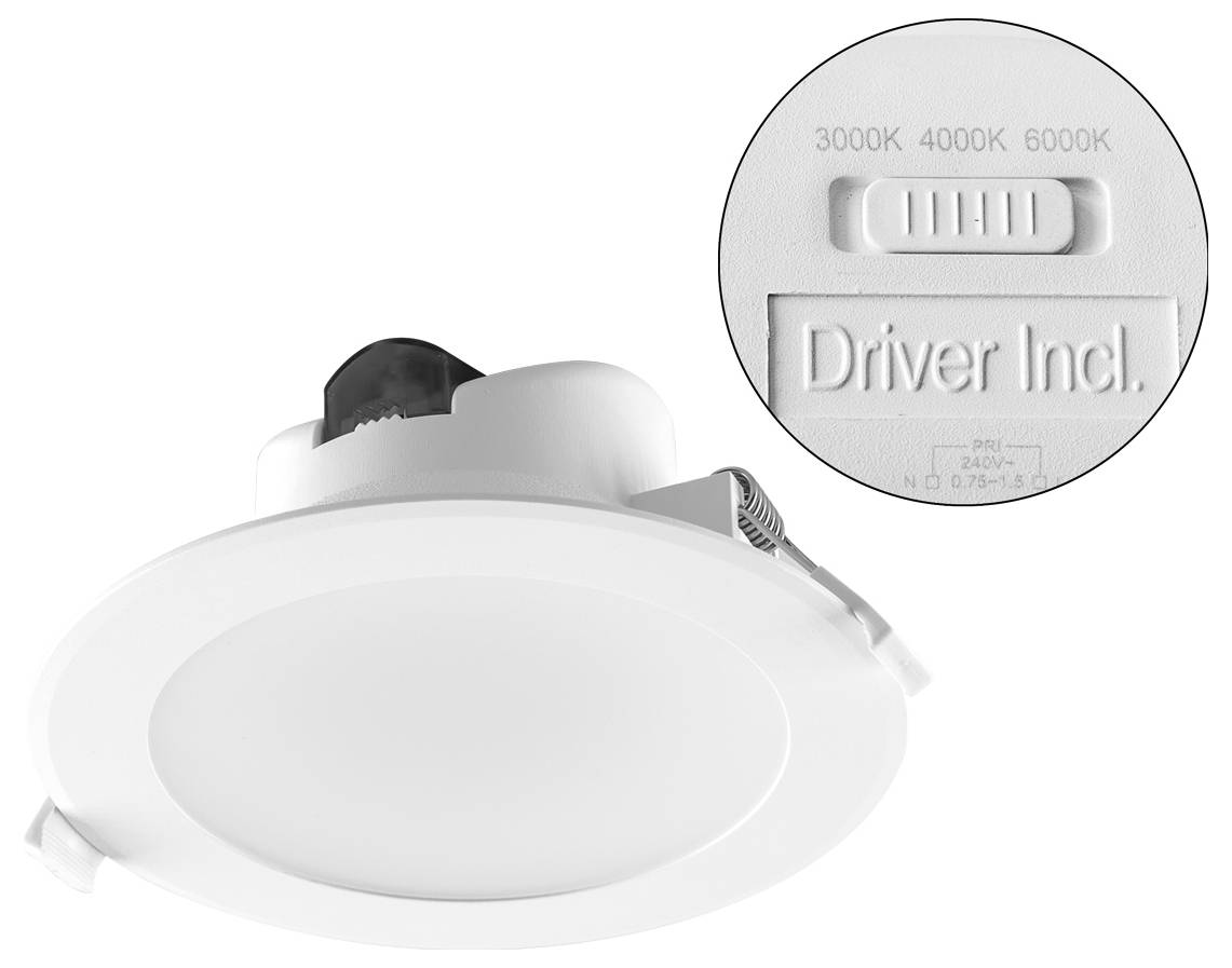 EVN L1200125 L1200125 LED-Einbauleuchte LED LED fest eingebaut 14W Weiß