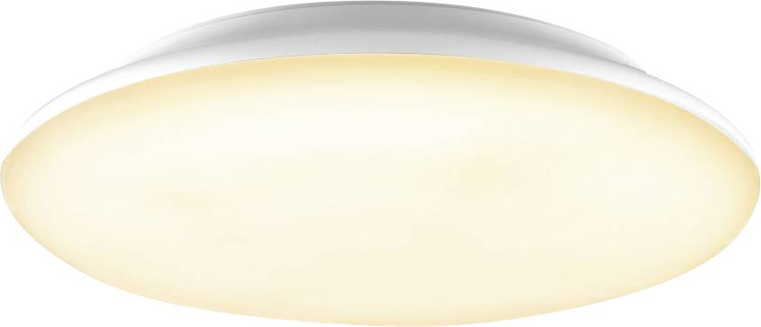 Runde Deckenleuchte mit Sensor. Sensorik erkennt Bewegung, aktiviert Licht.