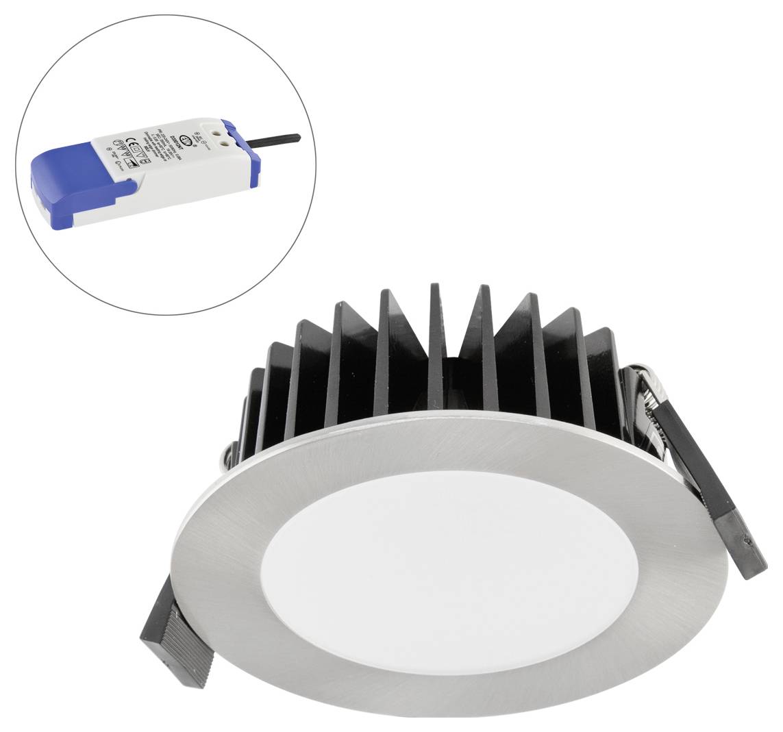 EVN L44101340 L44101340 LED-Einbauleuchte LED LED fest eingebaut 10W Chrom