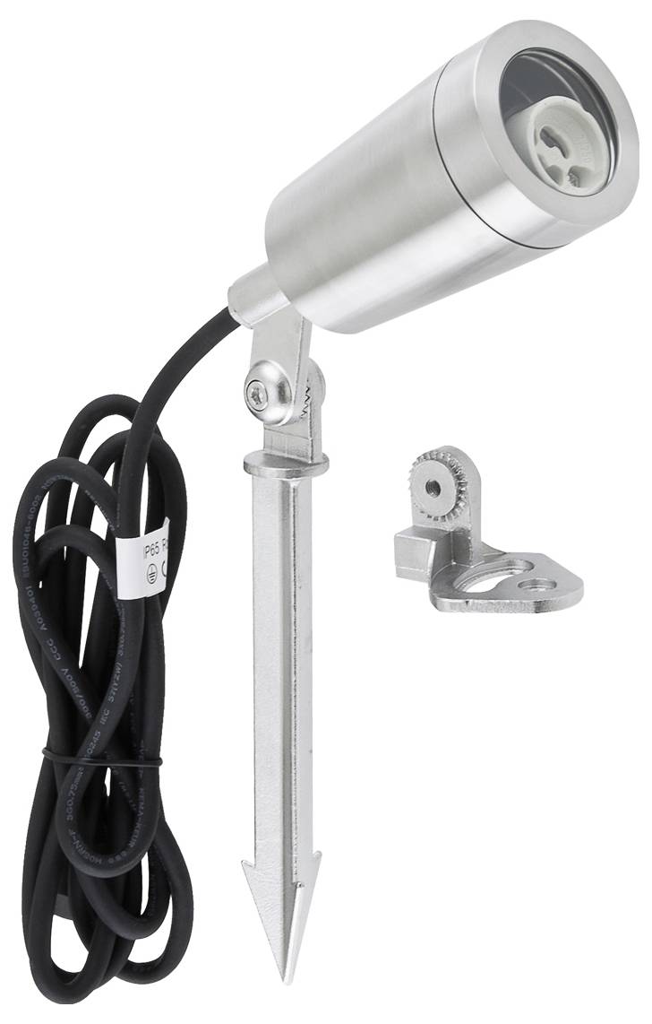 EVN L651023 L651023 LED-Gartenstrahler GU10 6W Edelstahl