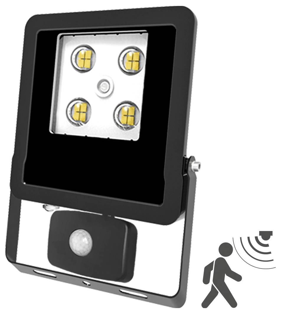 EVN LFE100940BM LFE100940BM LED-Flutlichtstrahler 10W Leuchtfarben: Neutralweiß