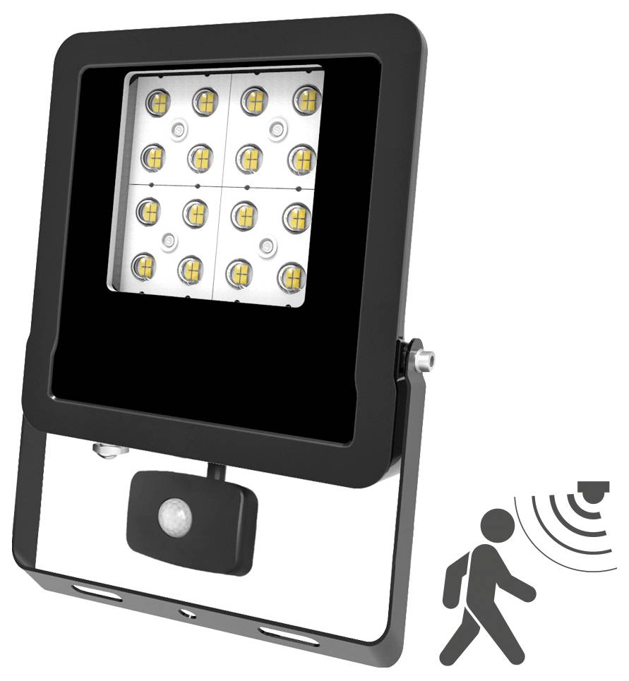 EVN LFE500940BM LFE500940BM LED-Flutlichtstrahler 50 W Leuchtfarben: Neutralweiß