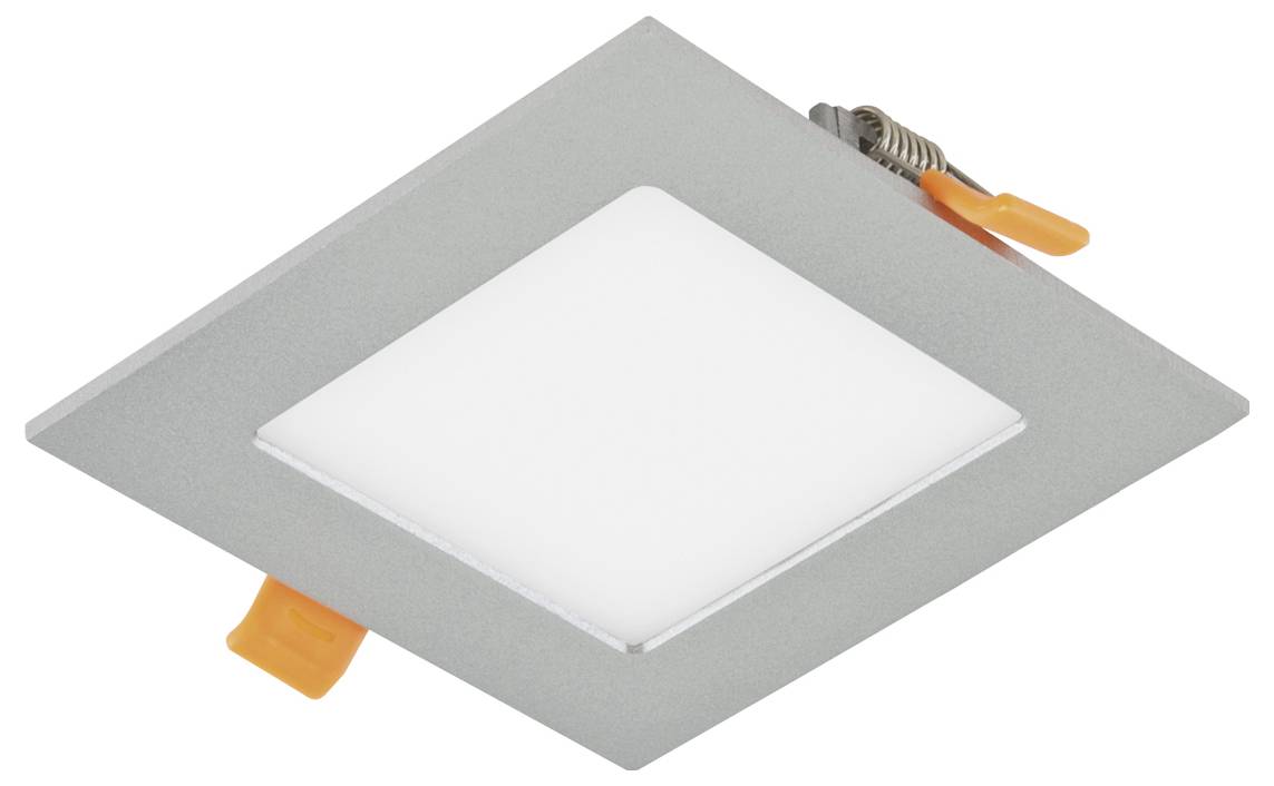 EVN LPQ123502 LPQ123502 LED-Einbaupanel 9W Warmweiß Silber