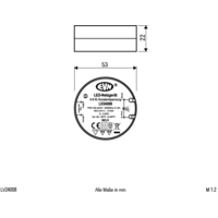 EVN LV24008 LED-Trafo Konstantspannung 24 V/DC 1St. EVN LV24008 LED-Trafo Konstantspannung 24 V/DC 1St.