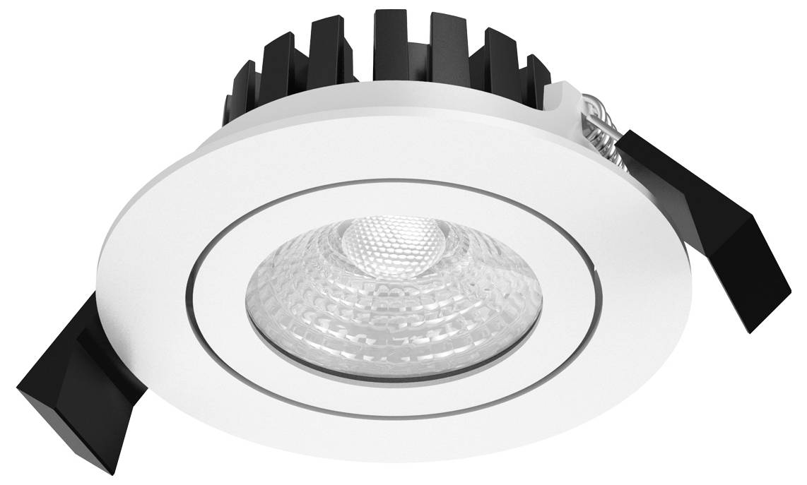 EVN P65080102 P65080102 LED-Einbauleuchte LED LED fest eingebaut 8W Weiß