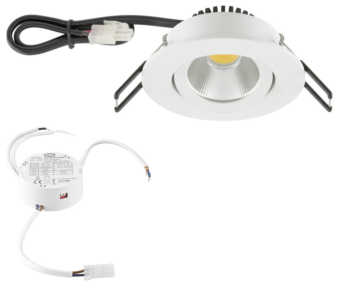 EVN PC20D60102 PC20D60102 LED-Einbauleuchte LED LED fest eingebaut 6W Weiß