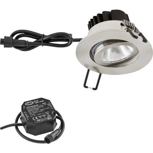 EVN PC650N91302 LED-Einbauleuchte LED LED fest eingebaut 8.4W Edelstahl